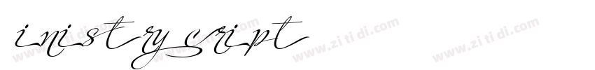 Ministry Script字体转换
